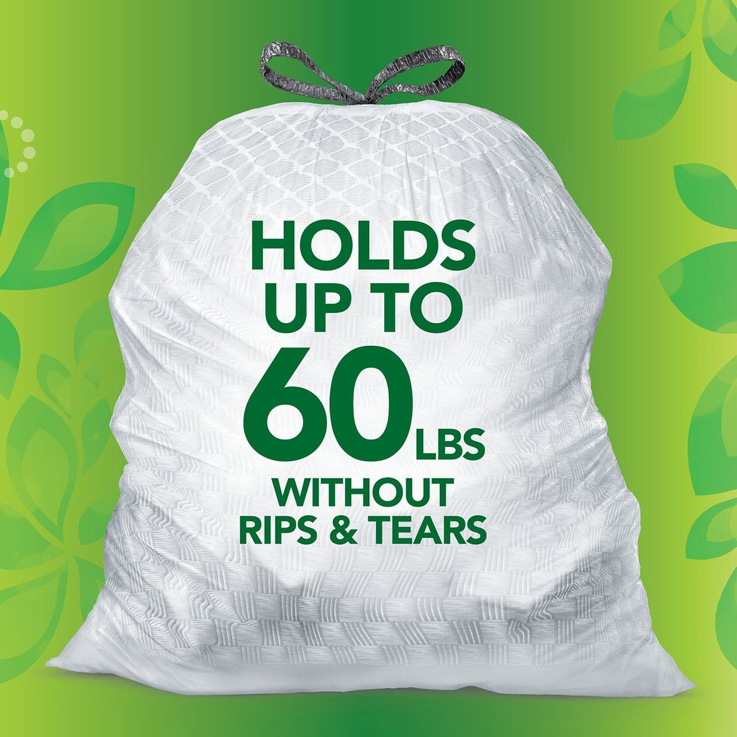 Glad ForceFlex Tall Kitchen Drawstring Trash Bags – 13 Gallon, Gain Original Scent, 160-Count