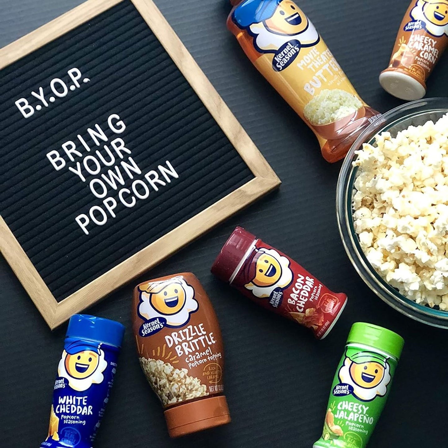 Kernel Season’s Movie Night Popcorn Seasoning & Kernels Variety Pack – 5-Count
