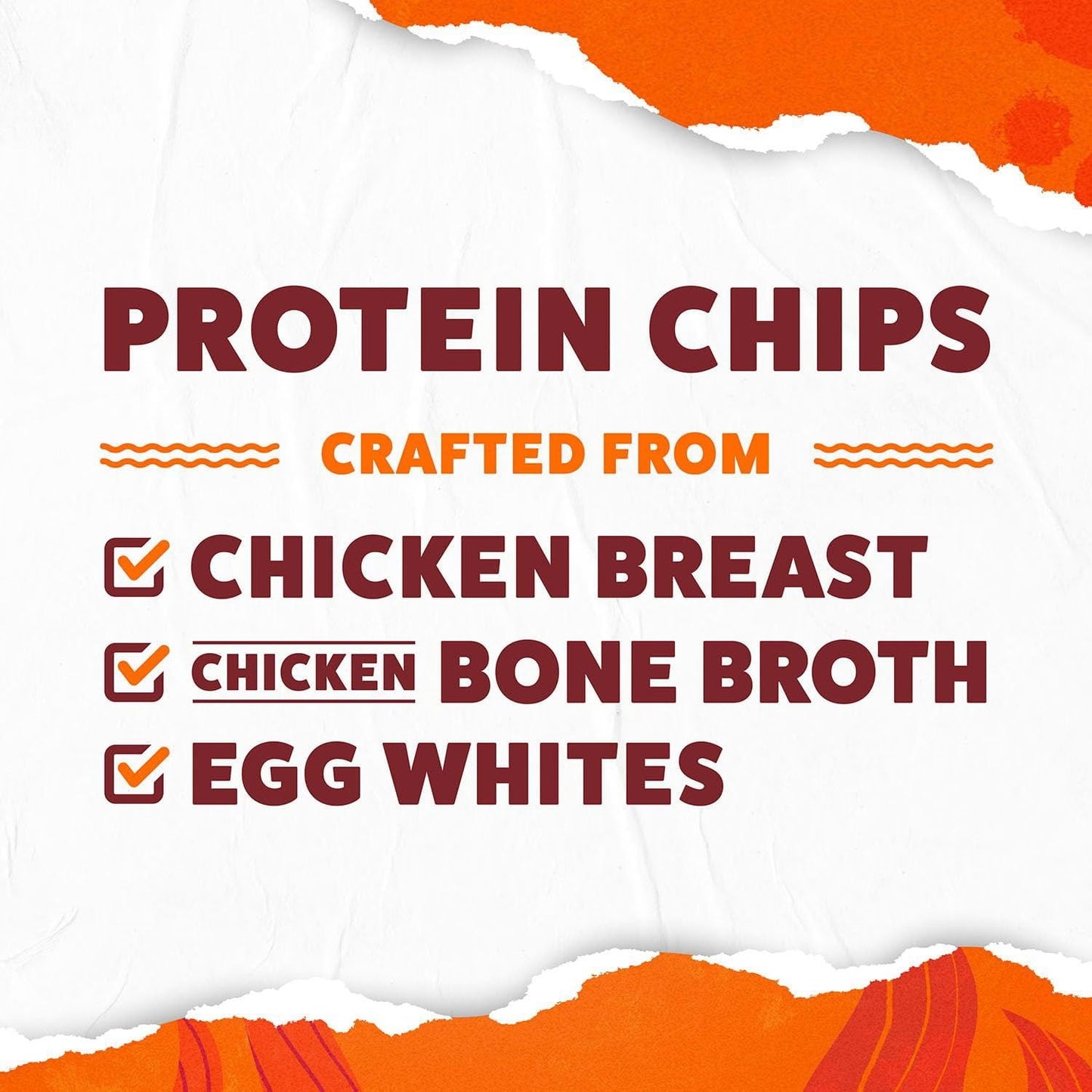 WILDE Buffalo Protein Chips – 13 g Protein, Thin & Crispy (8-Pack)