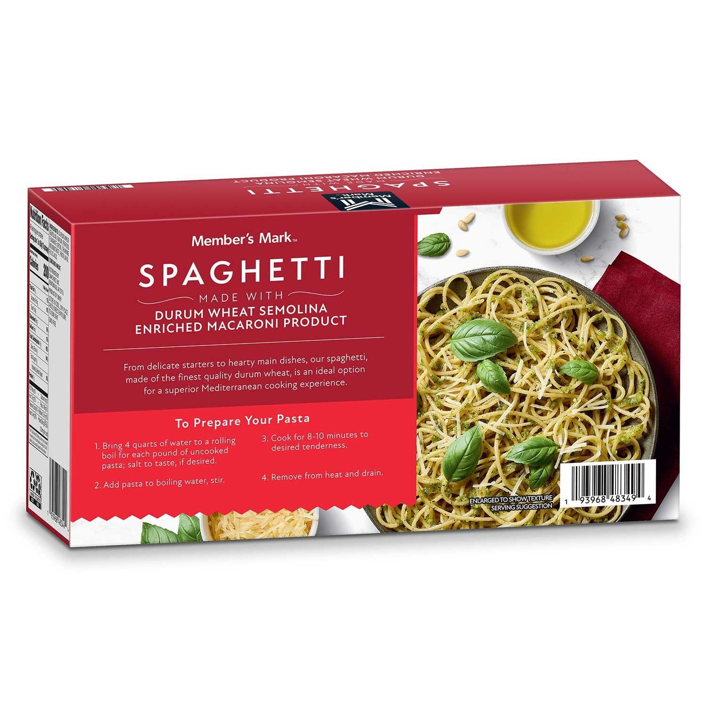 Member’s Mark Spaghetti Pasta Pantry Pack – 1 lb each, 6-Pack Value