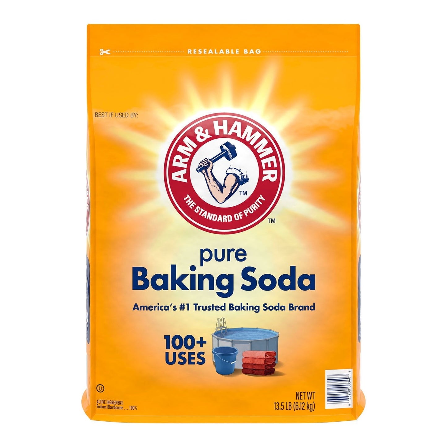 Arm & Hammer Pure Baking Soda – 13.5 lb Bag