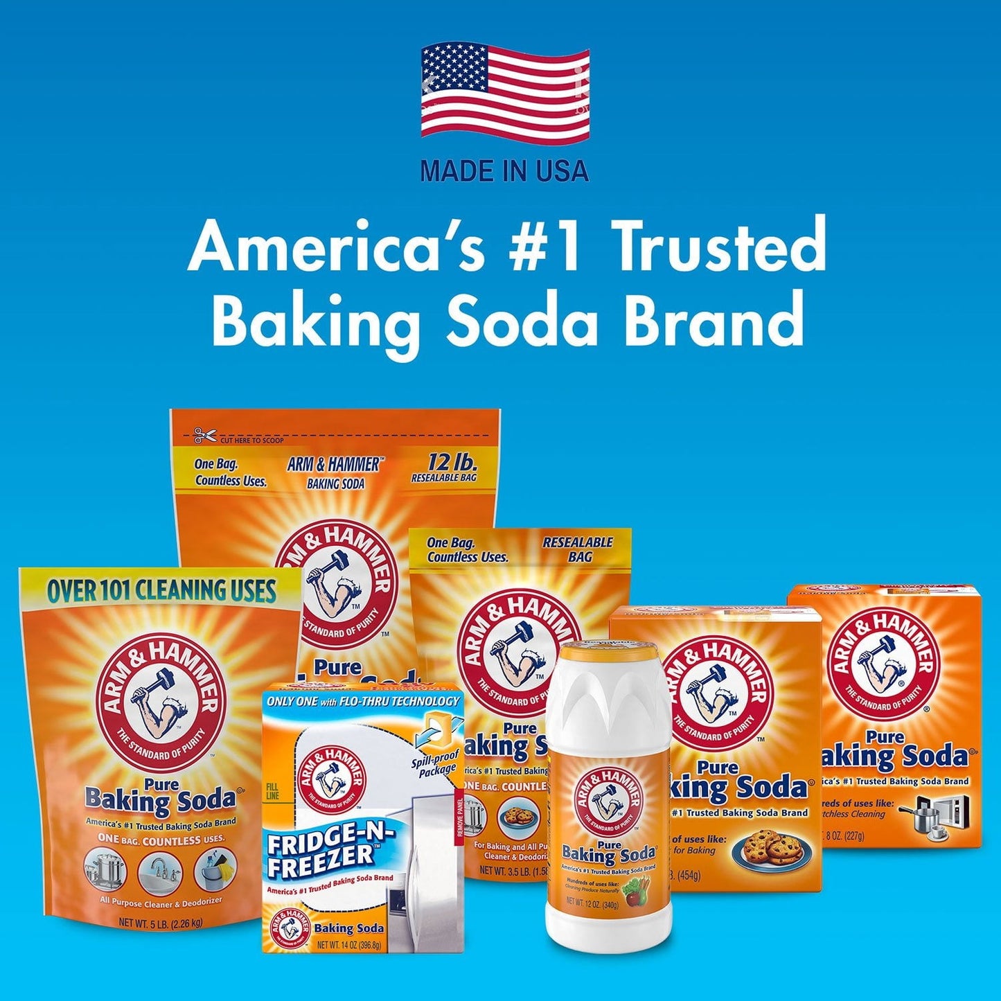 Arm & Hammer Pure Baking Soda – 13.5 lb Bag
