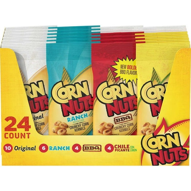 Corn Nuts Crunchy Corn Kernels Variety Pack – 24‑Count