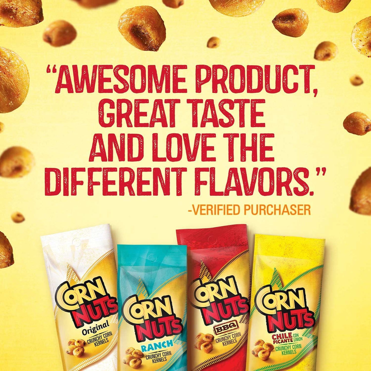 Corn Nuts Crunchy Corn Kernels Variety Pack – 24‑Count