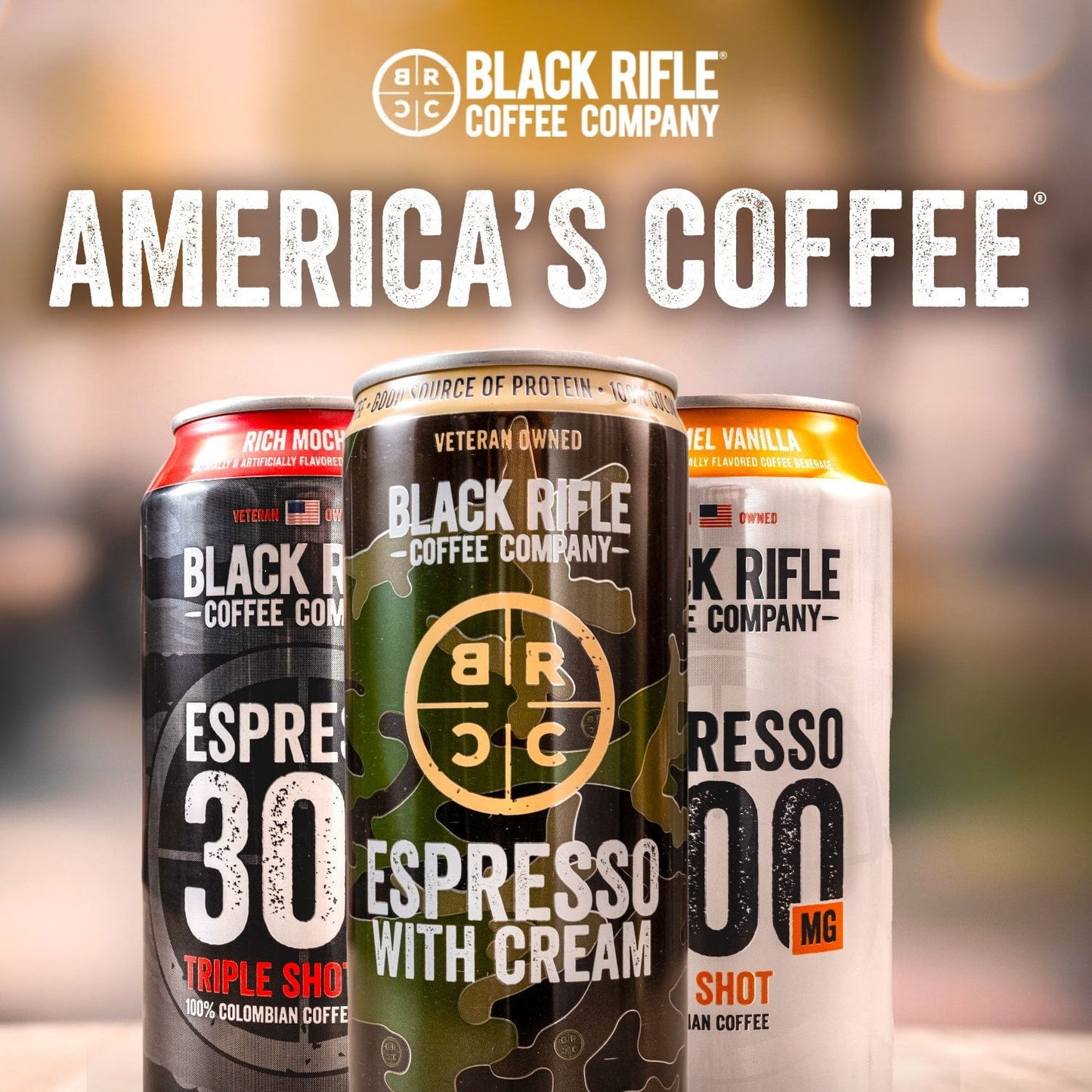 Black Rifle Coffee Company Espresso with Cream – 11 fl oz (12‑Pack)