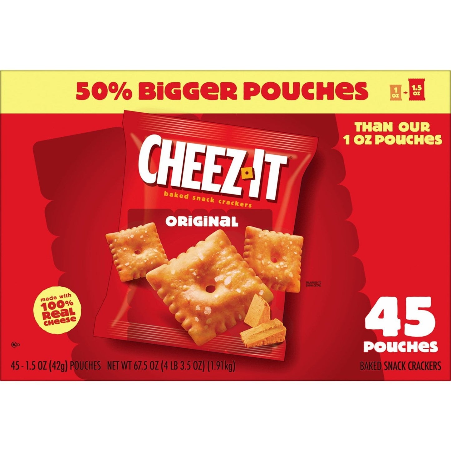 Cheez-It Original Baked Snack Crackers – Classic Cheese Crunch