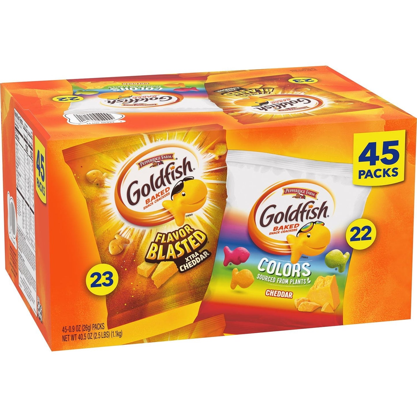 Pepperidge Farm Goldfish Flavor-Blasted Xtra Cheddar – 24 Snack Bags