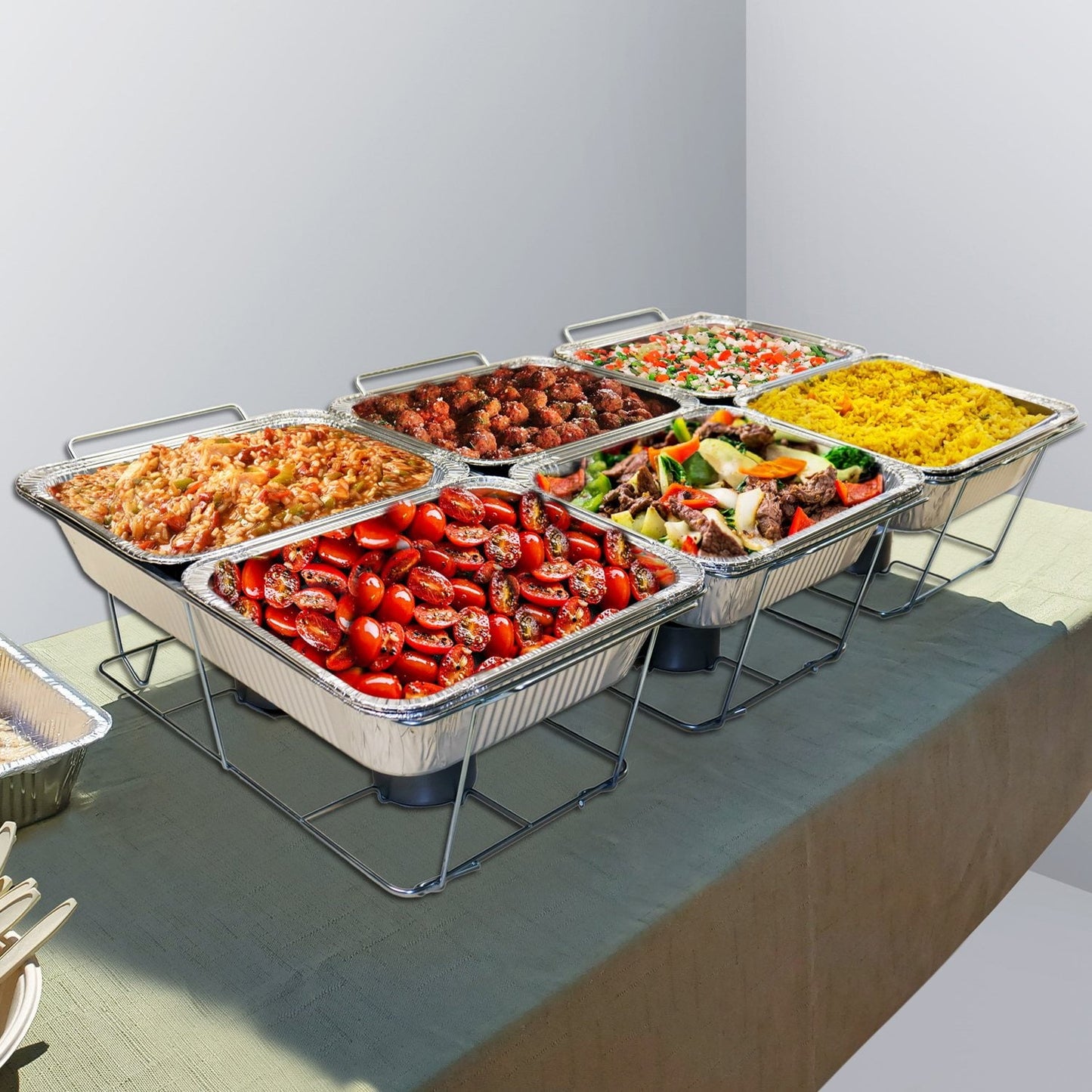 Member’s Mark Full-Size Aluminum Steam Table Pans – 18-Count