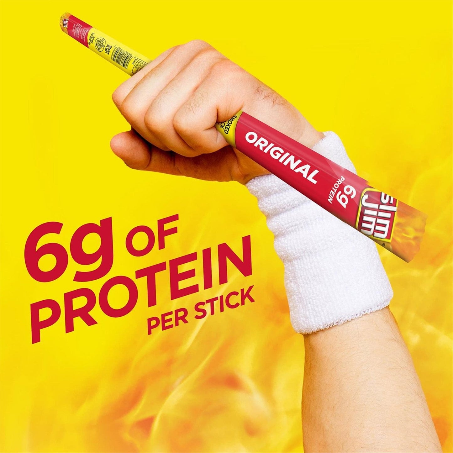 Slim Jim Giant Smoked Snack Sticks – Original Flavor, 24-Count Value Pack