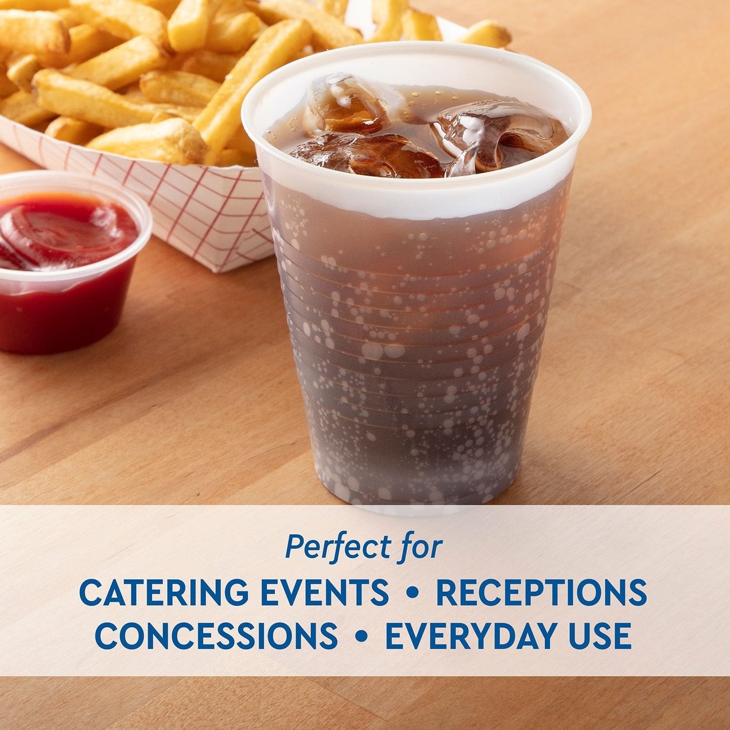 Translucent Plastic Cups – 12 oz (300-Count)