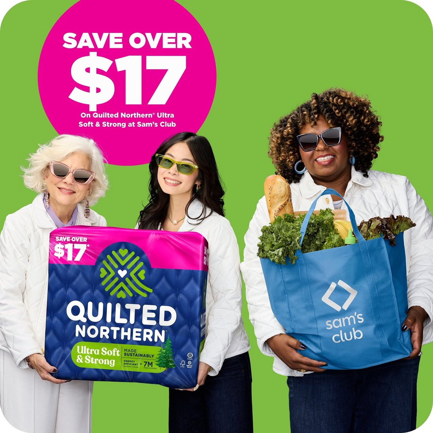 Quilted Northern Ultra Soft & Strong Toilet Paper – 32-Roll Pack