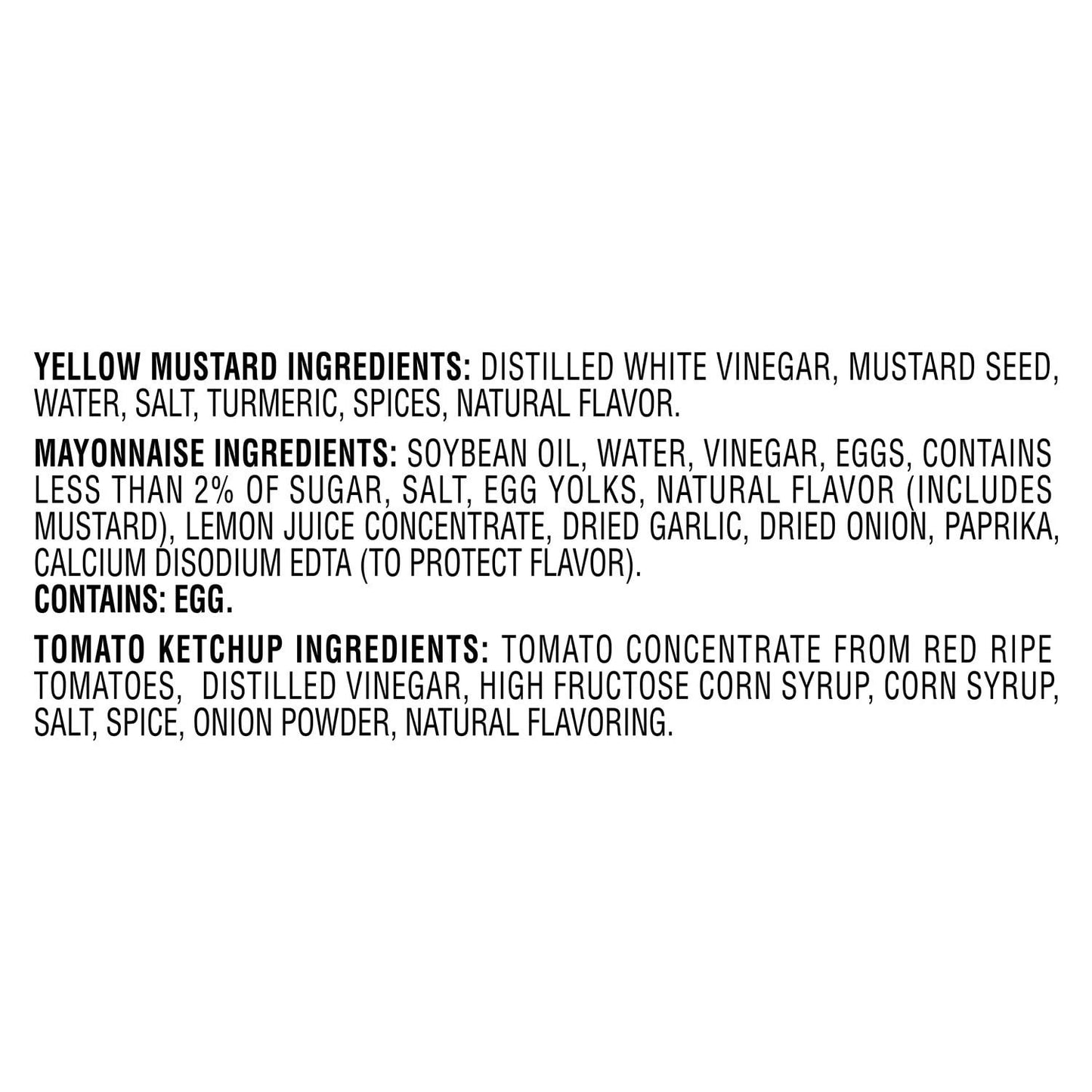Heinz Classic Condiments Pack – Ketchup, Mustard & Relish (3-Count)