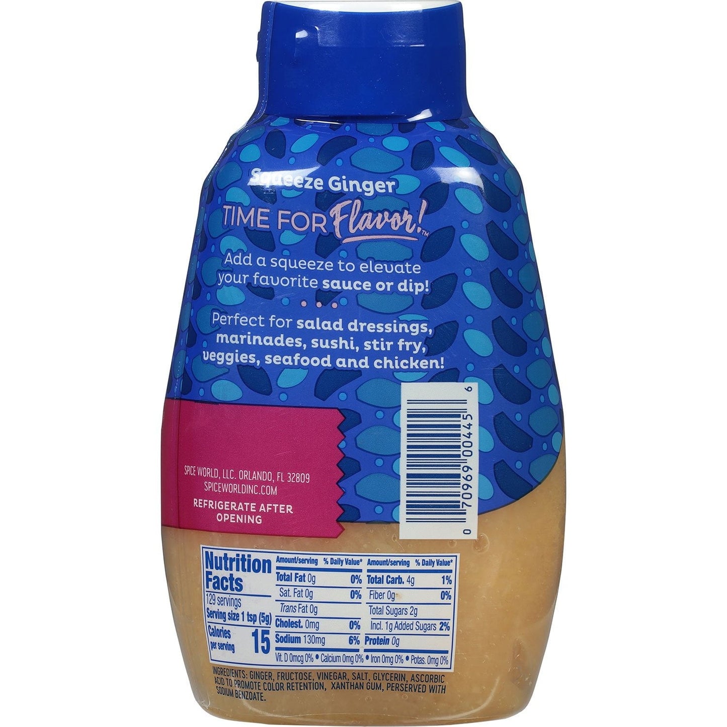 Spice World Squeeze Minced Ginger – 22.75 oz