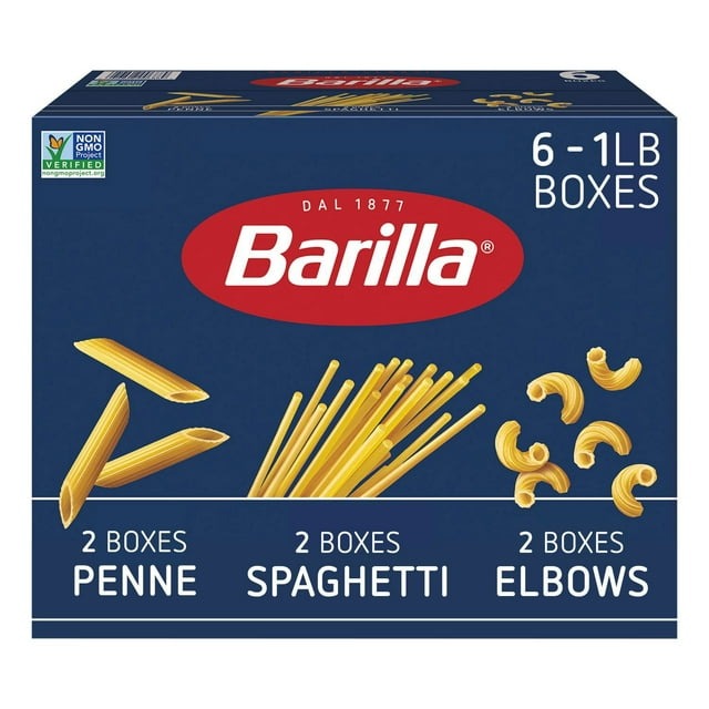 Barilla Pasta Variety Pack – 1 lb × 6-Pack
