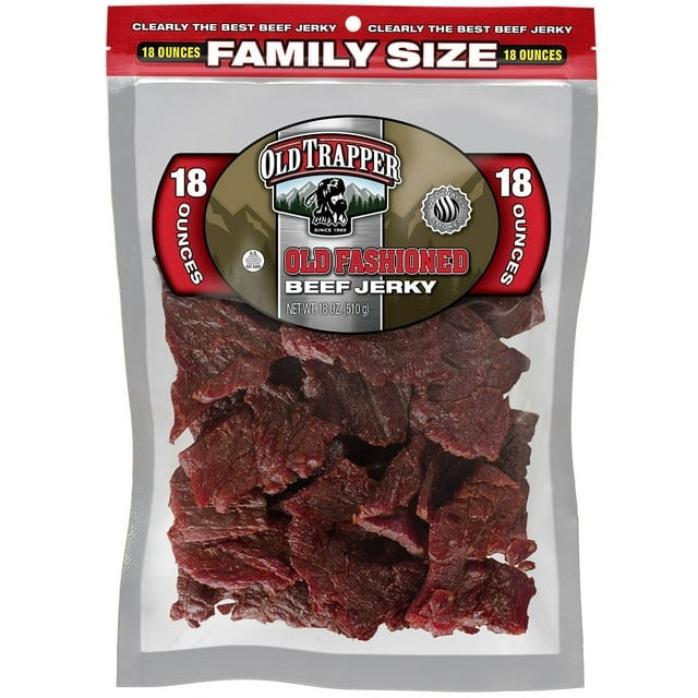 Old Trapper Old-Fashioned Beef Jerky – 18 oz Bag