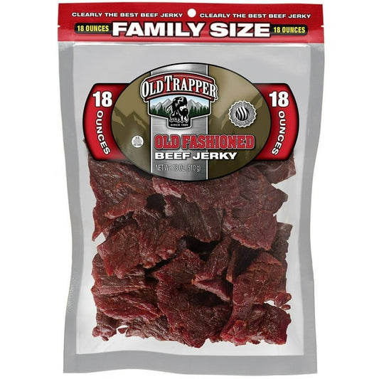 Old Trapper Old-Fashioned Beef Jerky – 18 oz Bag