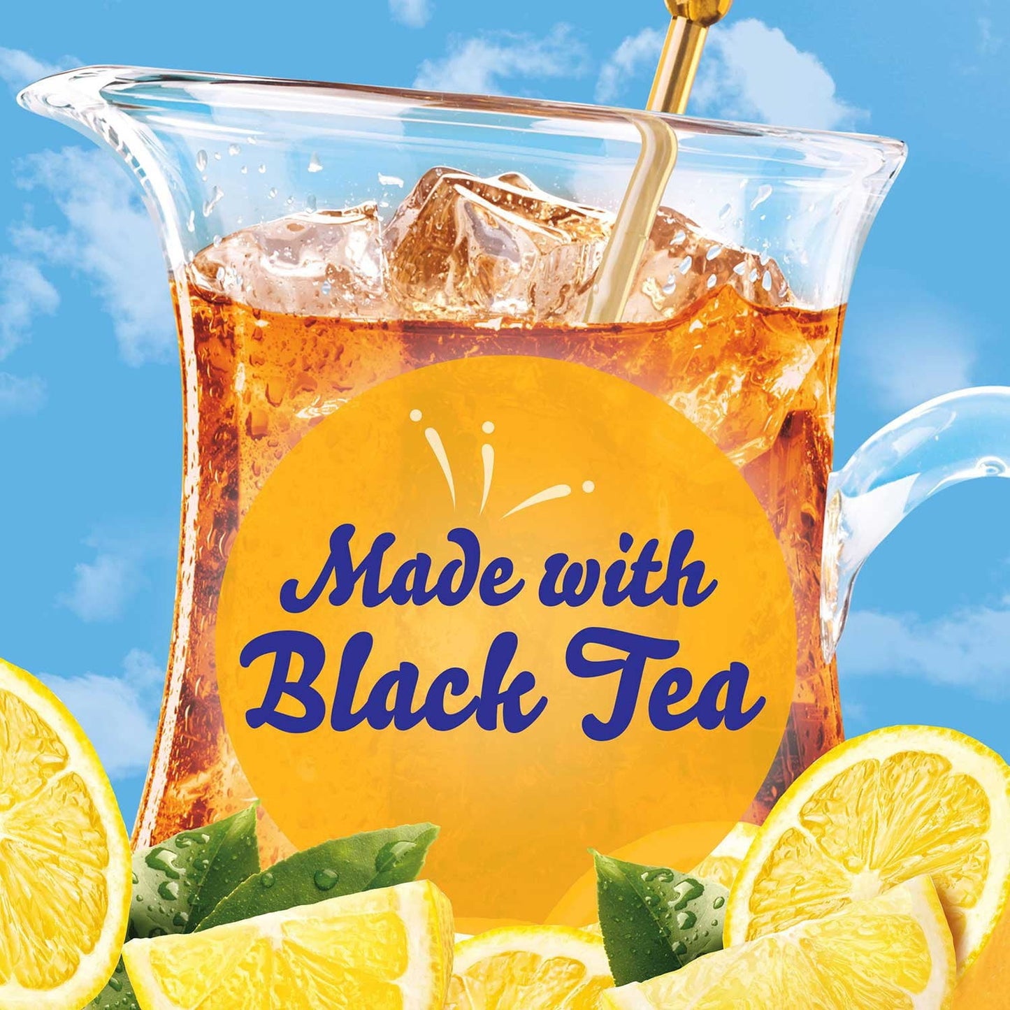 Crystal Light Lemon Iced Tea Drink Mix – 3.8 oz Powder Pack