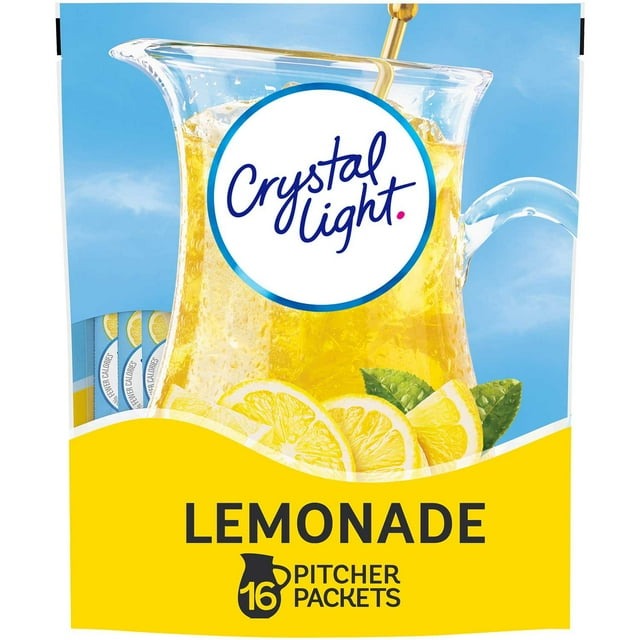 Crystal Light Sugar-Free Lemonade Mix – Makes 32 Quarts