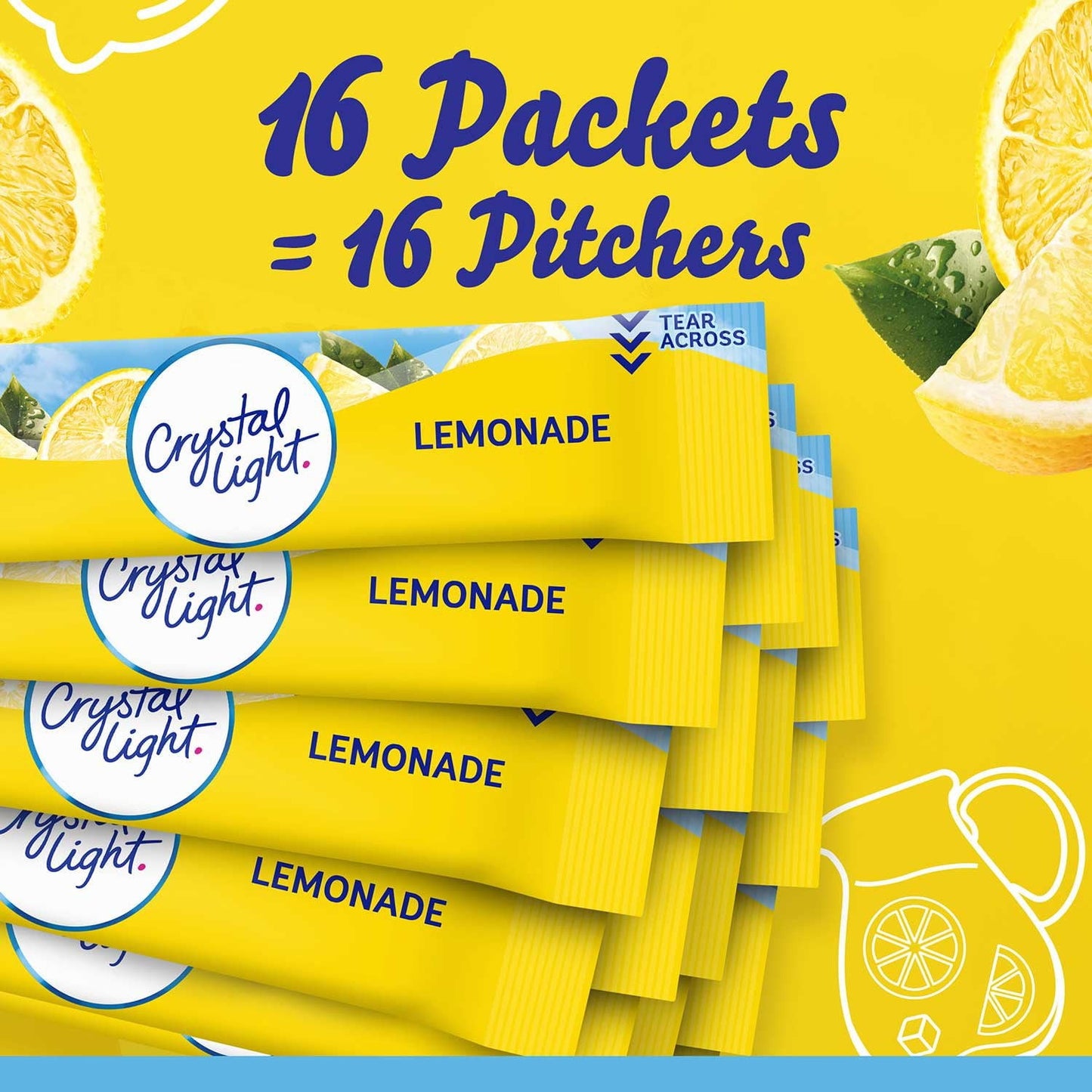 Crystal Light Sugar-Free Lemonade Mix – Makes 32 Quarts