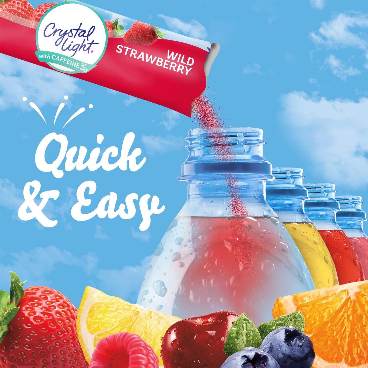 Crystal Light Variety Pack Drink Mix – 60 Pack On-the-Go Powder Mix