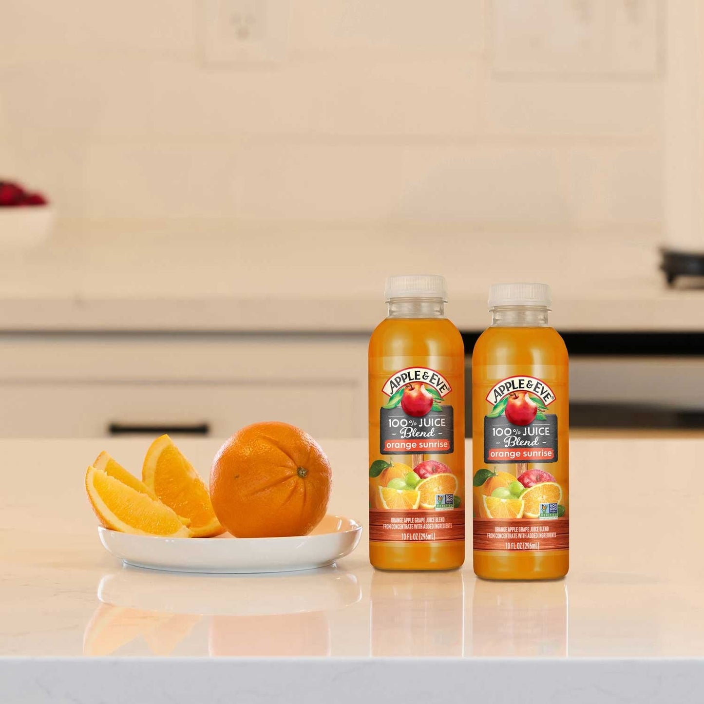 Apple & Eve 100% Juice Orange Sunrise Blend – 10 fl oz Bottles, 24-Pack