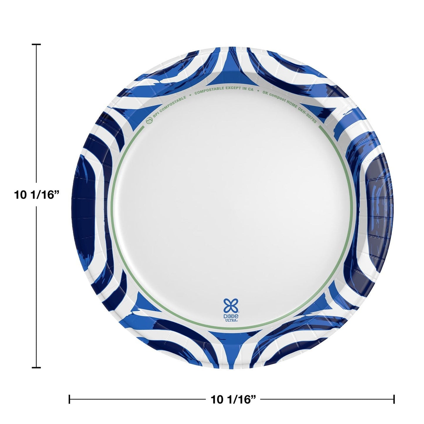 Dixie Ultra Heavyweight Dinner Paper Plates, 10", 186 ct.