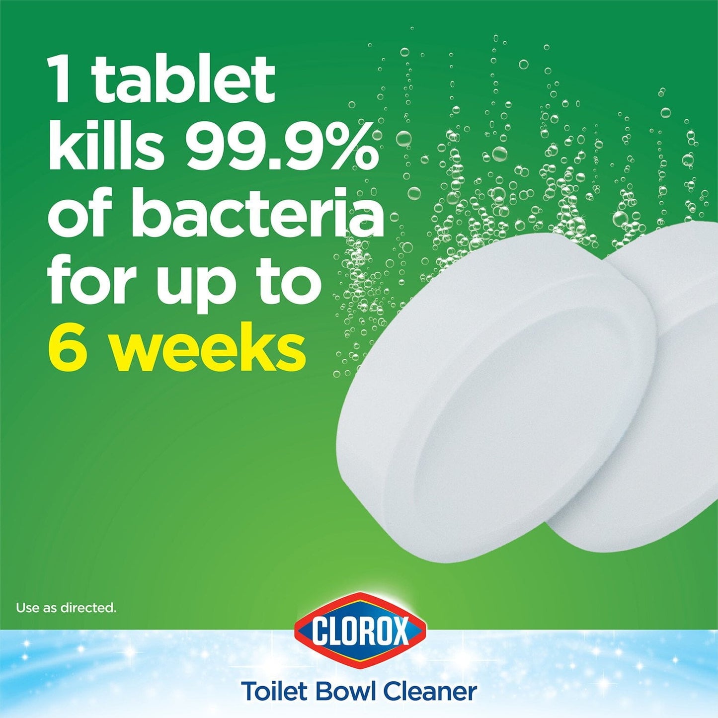 Clorox Ultra Clean Toilet Bowl Cleaner Tablets – 6 Pack (3.5 oz)