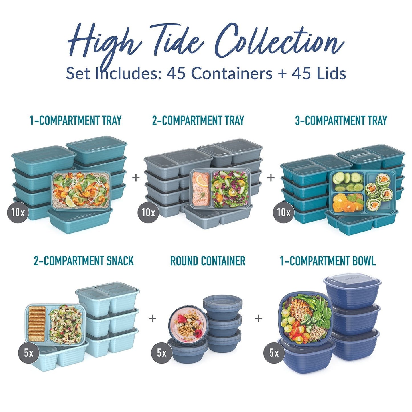 Bentgo Prep 90-Piece Food Storage Set
