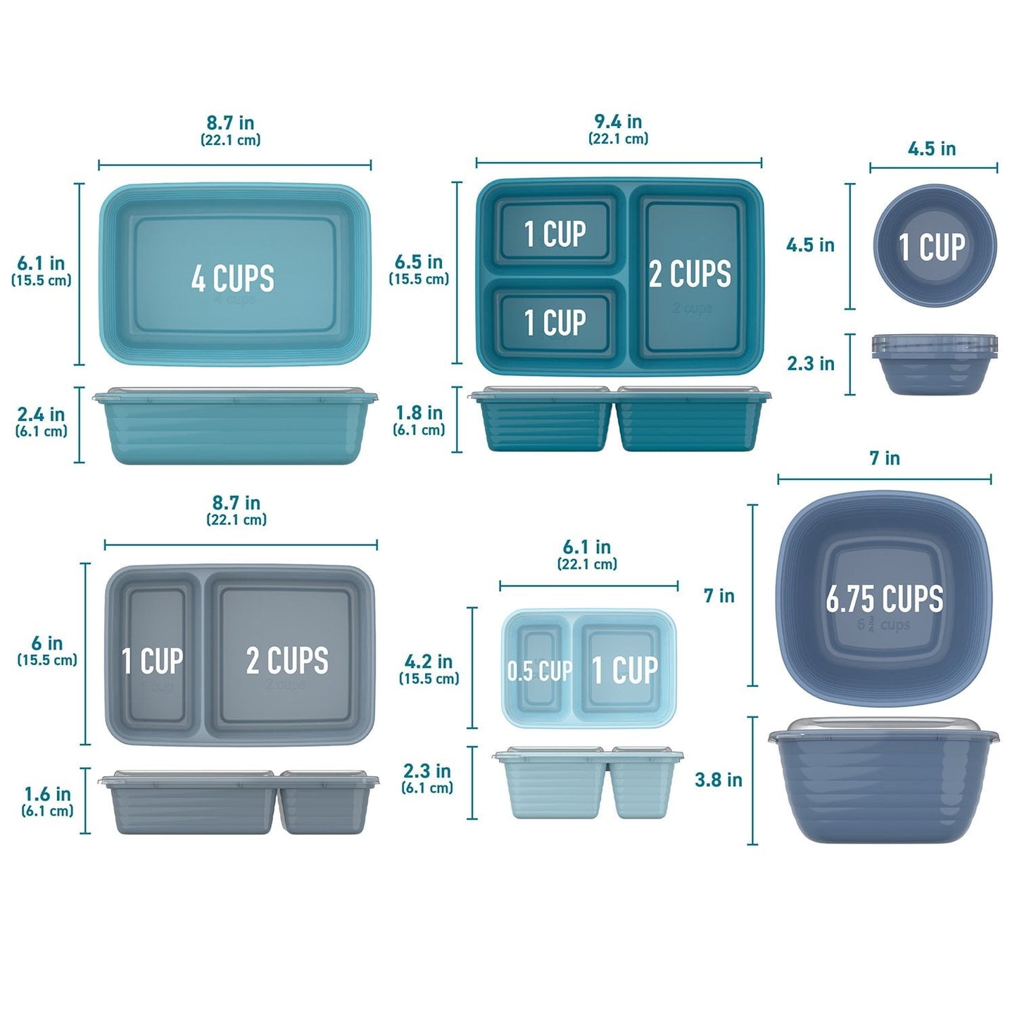 Bentgo Prep 90-Piece Food Storage Set