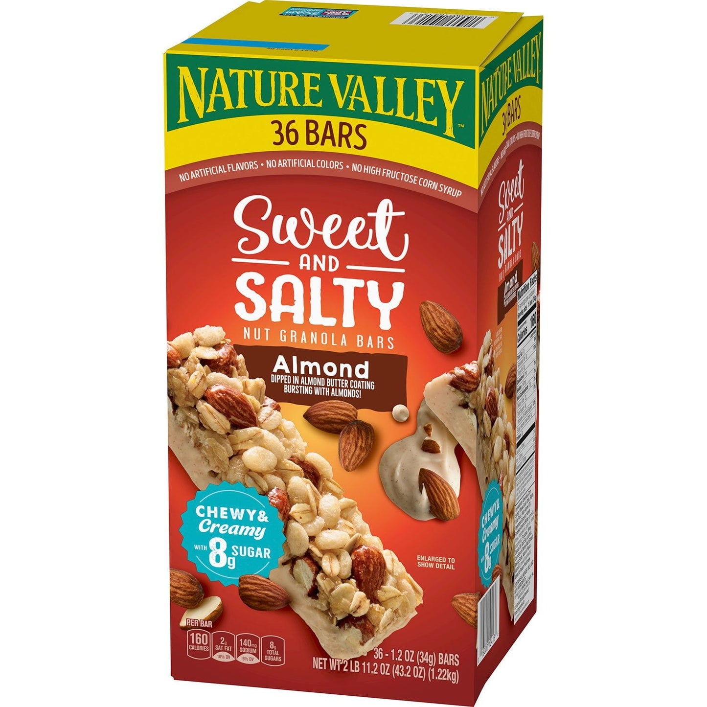 Nature Valley Sweet & Salty Nut Granola Bars – Almond, 36 Count