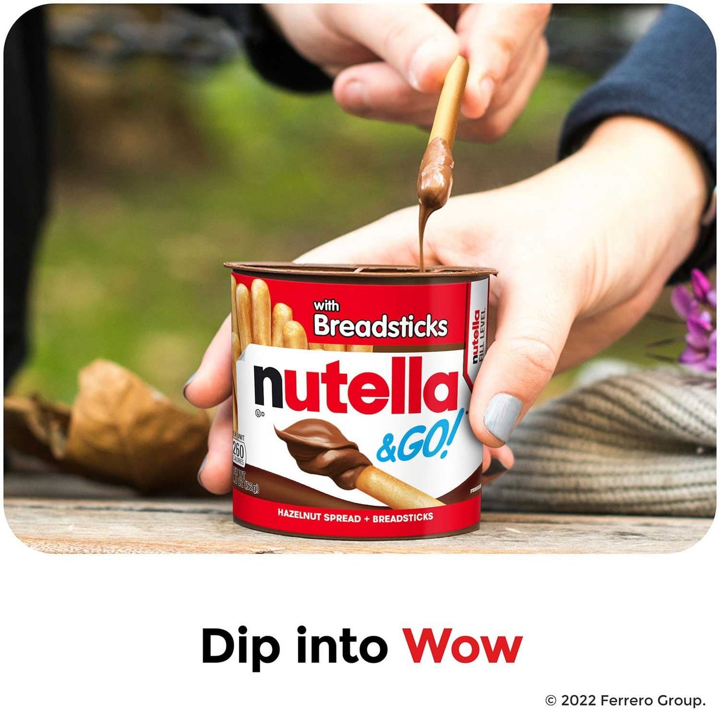 Nutella & GO! Hazelnut Spread with Breadsticks – 16-Pack