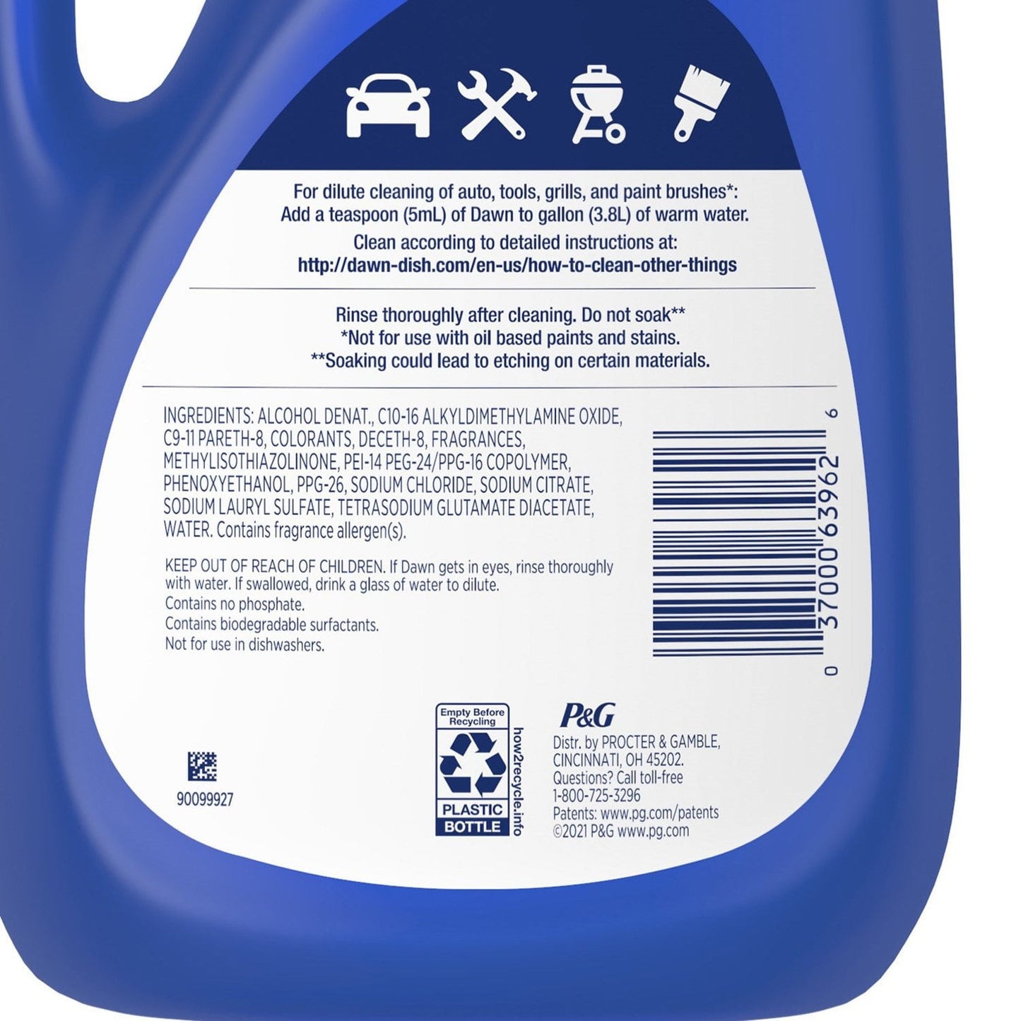 Dawn Platinum Dishwashing Liquid – Refreshing Rain