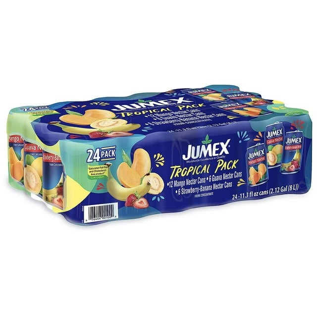 Jumex Tropical Variety Pack Juice – 24 Cans (11.3 oz each)