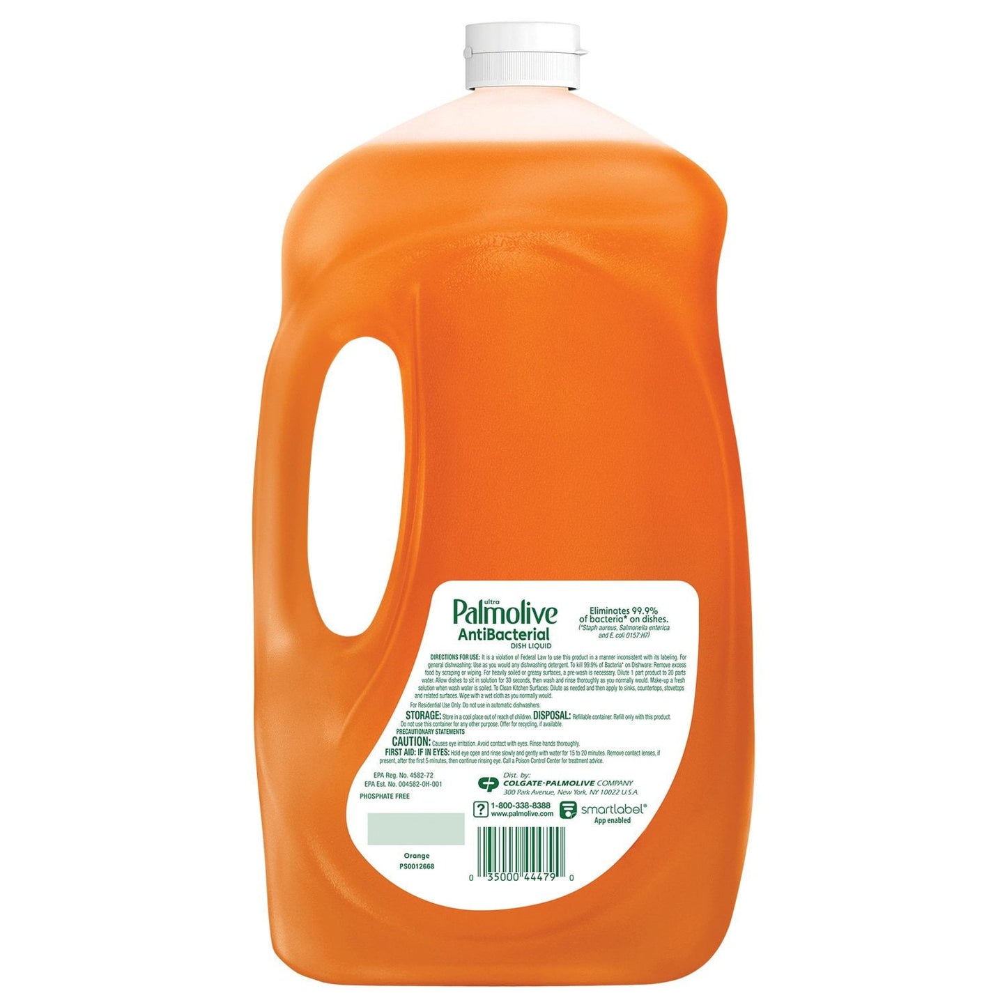 Palmolive Antibacterial Dishwashing Liquid Dish Soap, Orange 102 fl.oz.