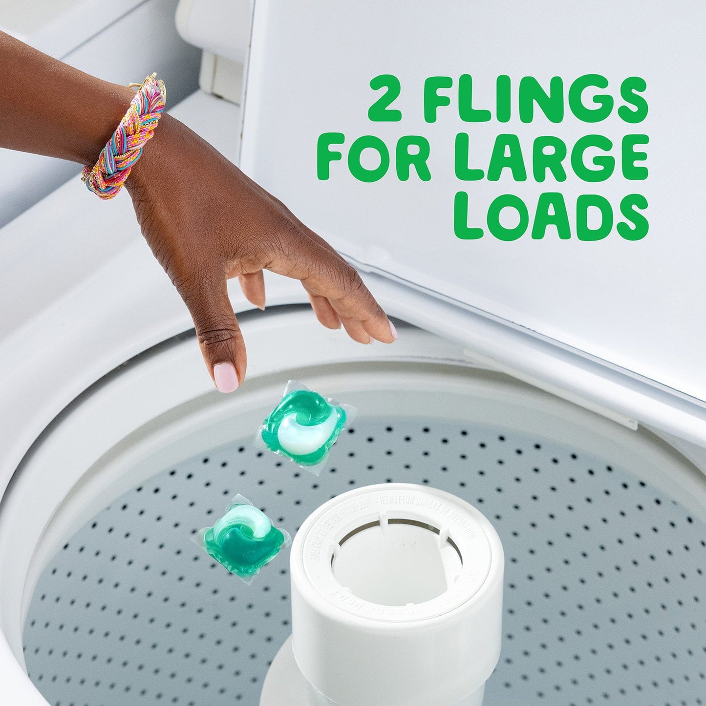Gain Flings! 3-in-1 Laundry Detergent Pacs – Original Scent (152 Count, 3-in-1 Formula with Oxi Boost & Febreze Freshness)