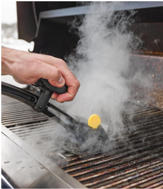 BBQ Daddy Grill Brush - Bristle Free Steam Cleaning Scrubber