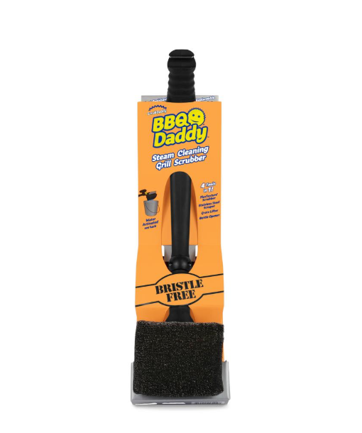 BBQ Daddy Grill Brush - Bristle Free Steam Cleaning Scrubber