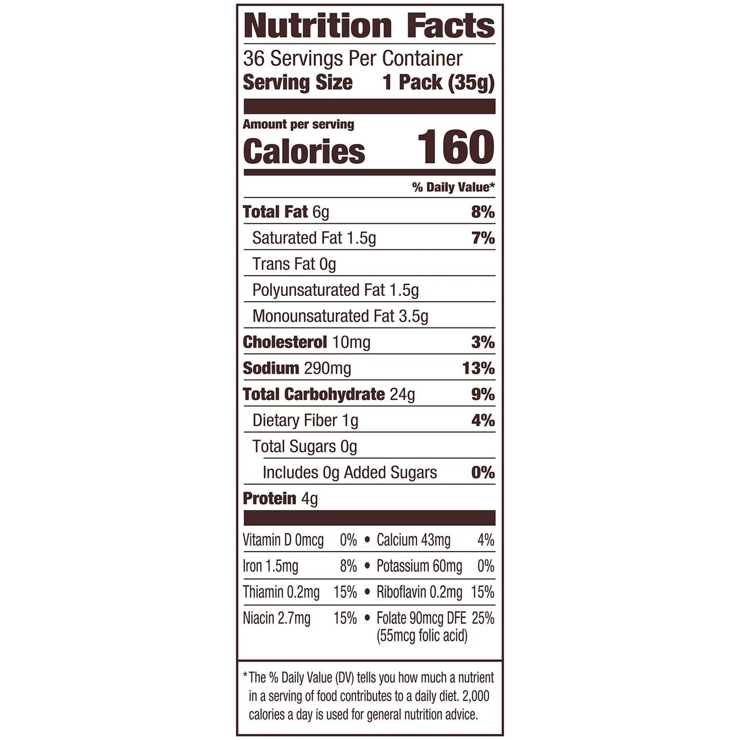 Pepperidge Farm Goldfish Cheddar Crackers – 36 × 1.25 oz Snack Packs