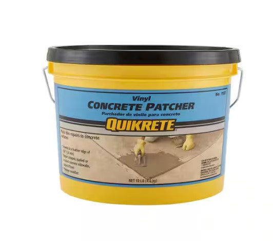 Vinyl Concrete Patch Repair Cement Crack Resistant Sidewalk Floor Steps 10 Lb.