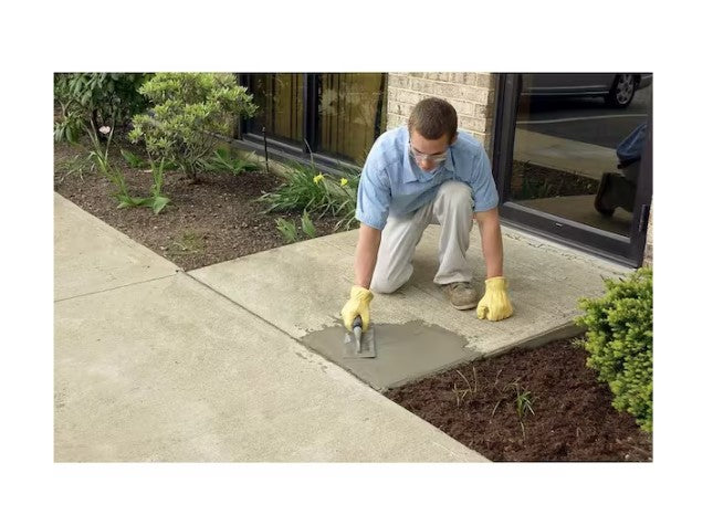 Vinyl Concrete Patch Repair Cement Crack Resistant Sidewalk Floor Steps 10 Lb.