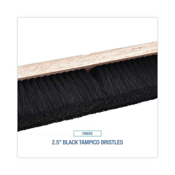 ProLine 18-in Black Tampico Fiber Floor Brush Head with 2-1/2-in Bristles (Model BWK20218)