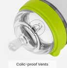 Comotomo Baby Bottle Set, Green - 8oz (2 Pack)