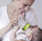Comotomo Baby Bottle Set, Green - 8oz (2 Pack)