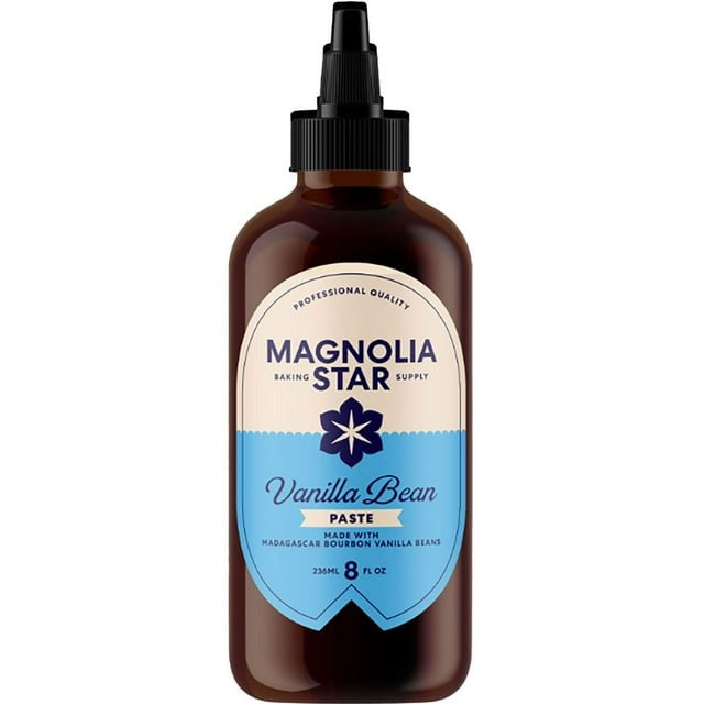 Magnolia Star Vanilla Bean Paste – 8 fl oz Squeeze Bottle
