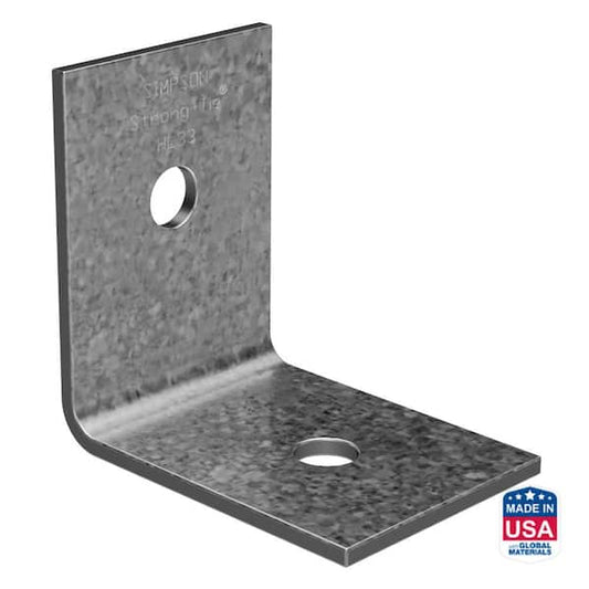 Simpson Strong-Tie HL33-R 3-1/4 in. x 2-1/2 in. Galvanized Heavy Angle