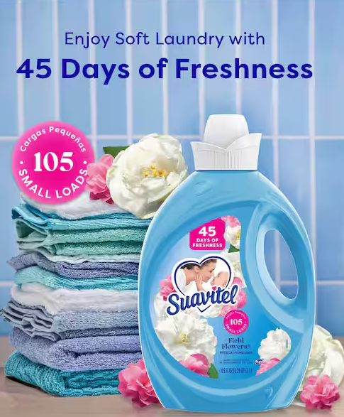 105 oz. Field Flowers Liquid Fabric Softener, 105-Loads