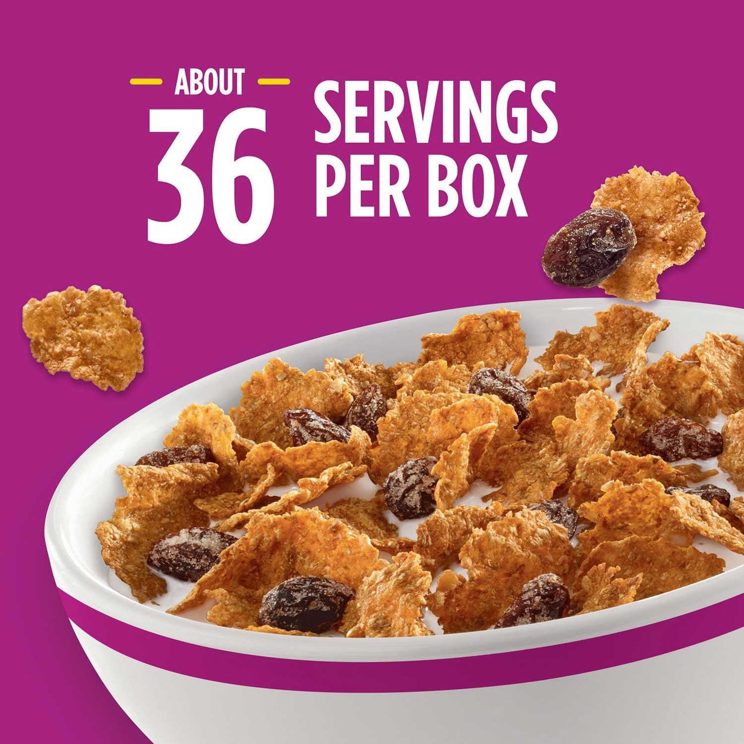 Kellogg’s Raisin Bran Breakfast Cereal – 76.5 oz
