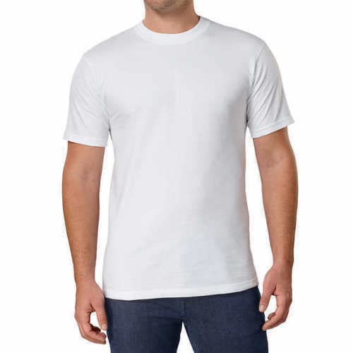 Kirkland Signature Men's Crew Neck T-Shirts 100% Cotton (Pack of 6)