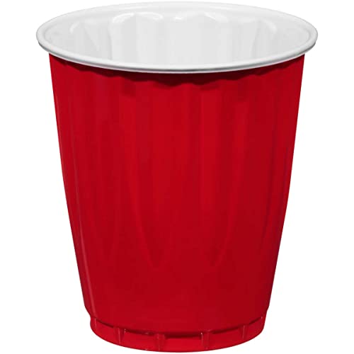 Kirkland Signature Chinet 18 Oz Red Plastic Cups (240Count),, ()