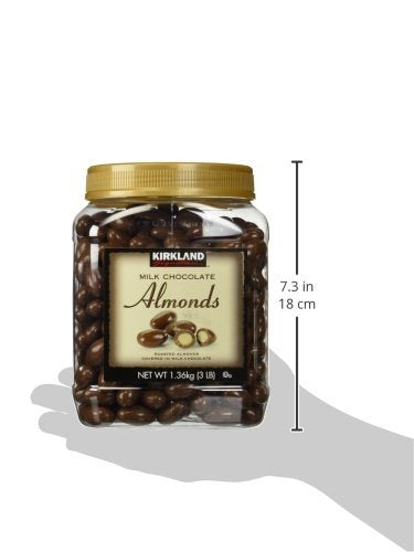 Kirkland Signature Milk Chocolate Roasted Almonds, 48 Ounce